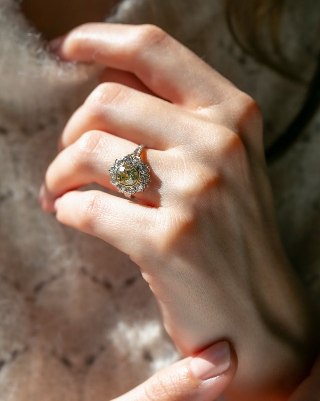floral engagement rings vintage rings1