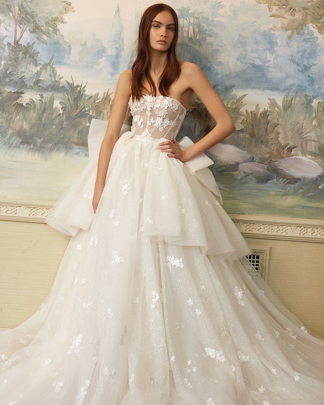 galia lahav 2021 wedding dresses ball gown strapless neckline tulle skirt ballerina