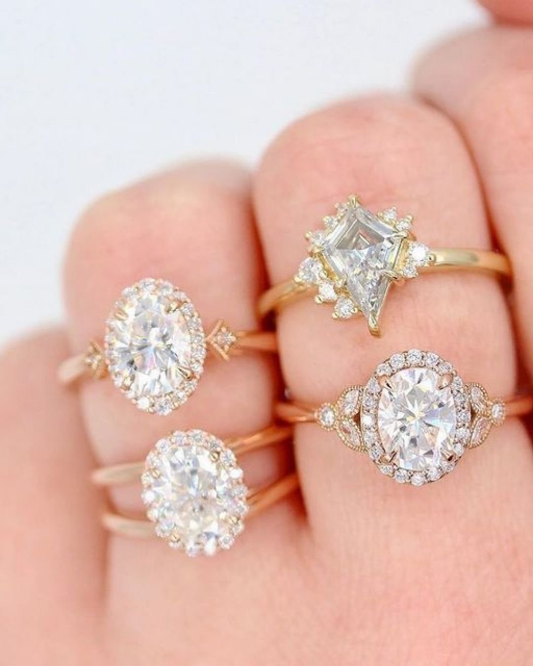 oval engagement rings halo rings2