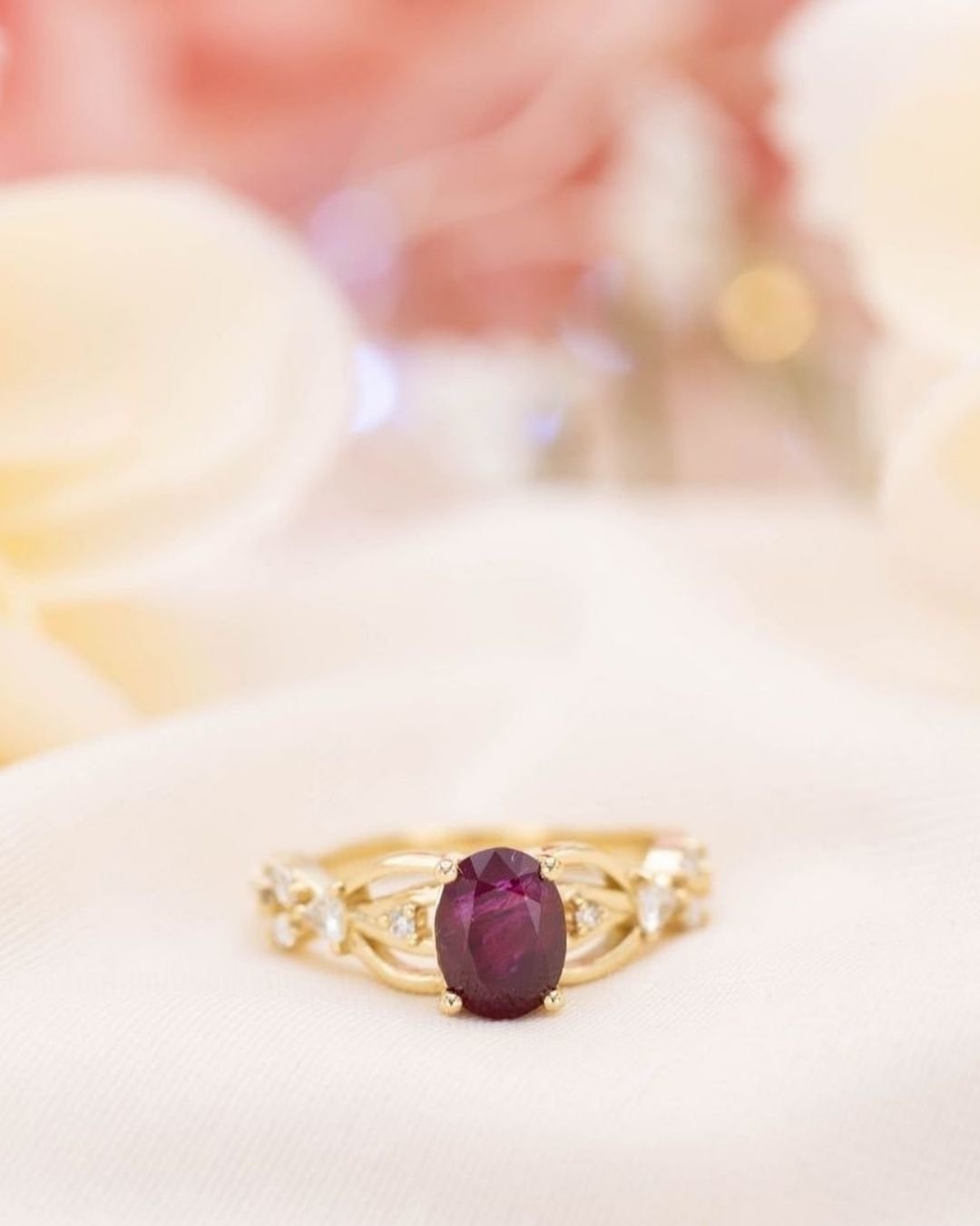 Ruby Engagement Rings: 32 Rings For The Stylish Bride