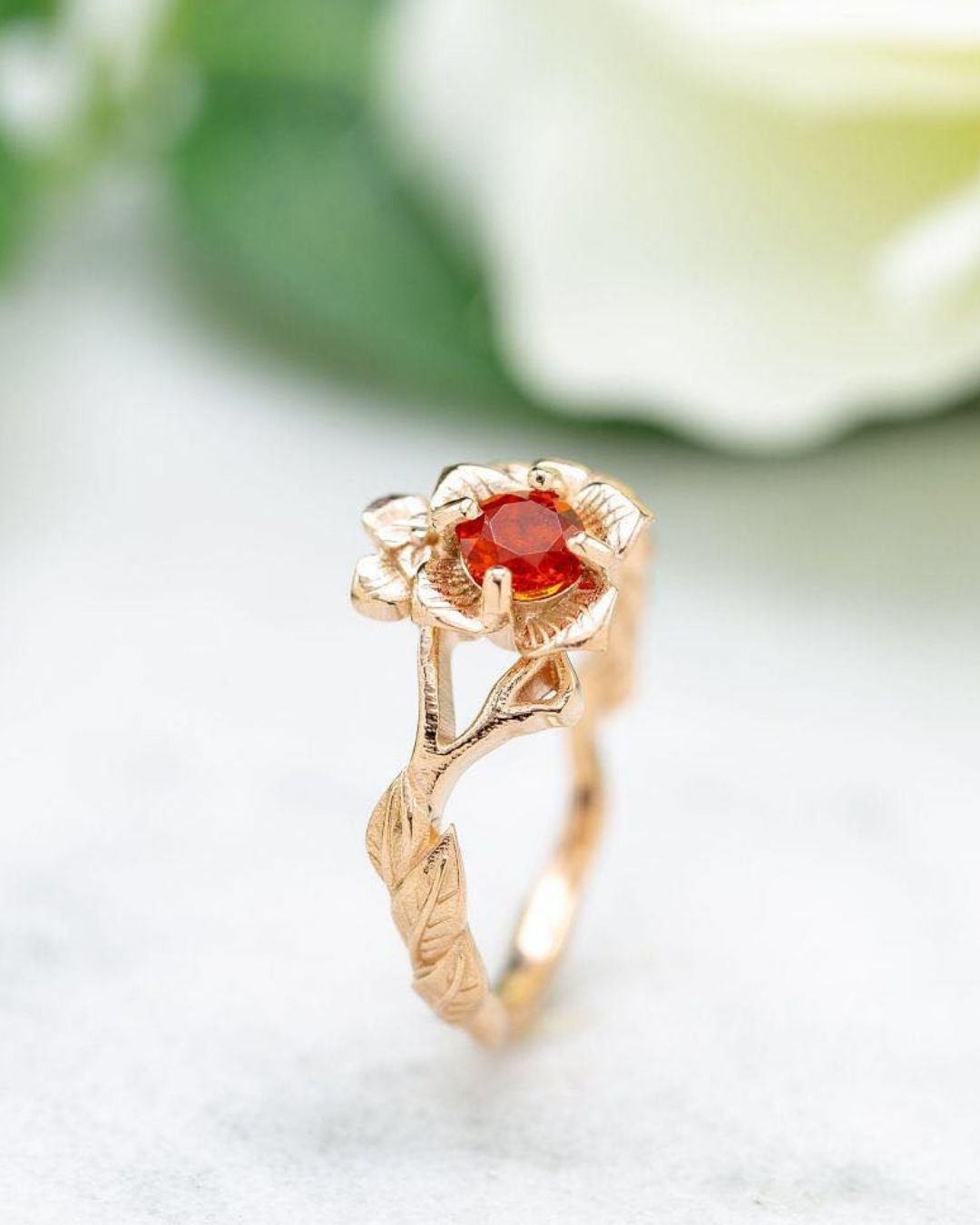 ruby engagement rings single stone rings1