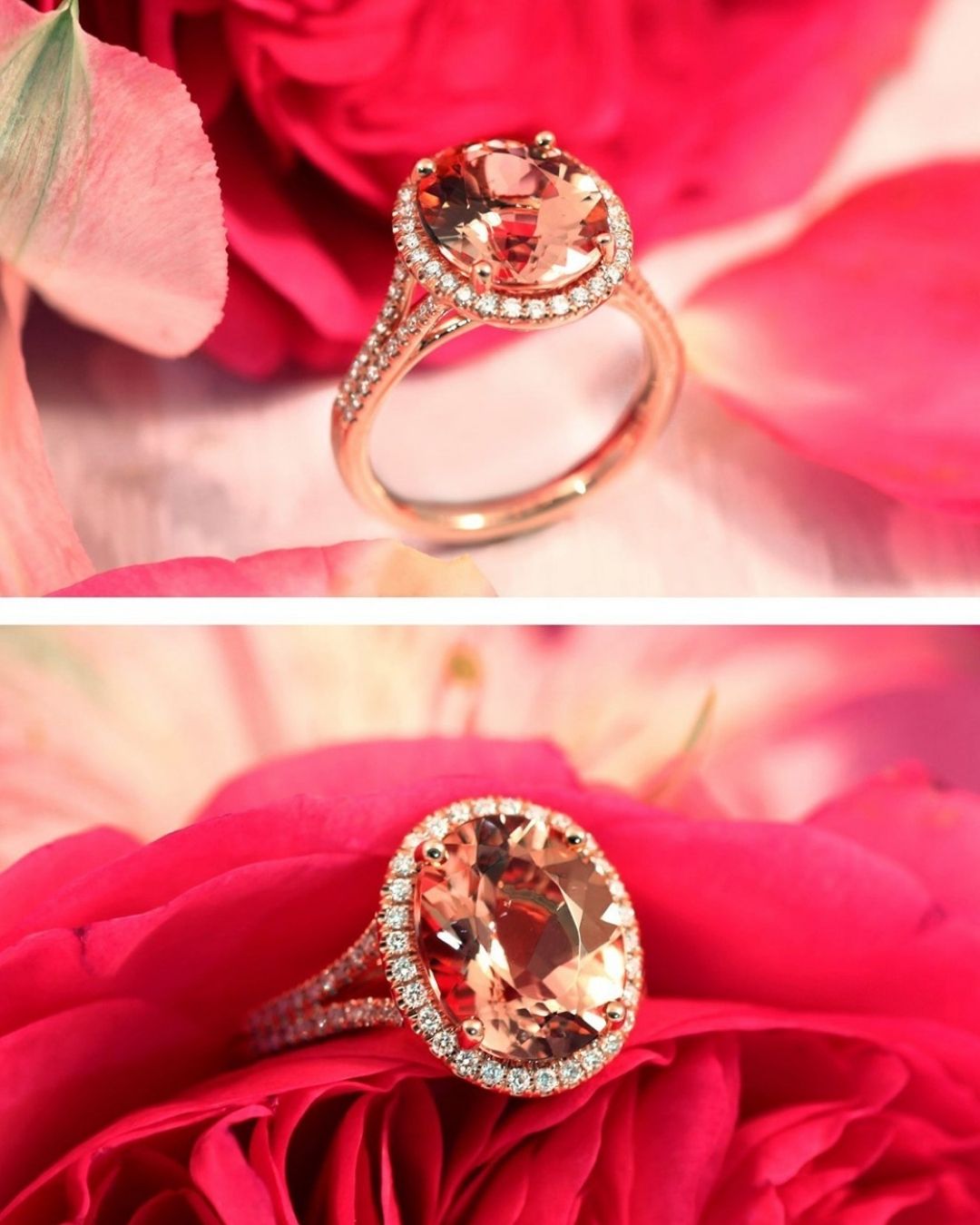 ruby engagement rings split shank rings1