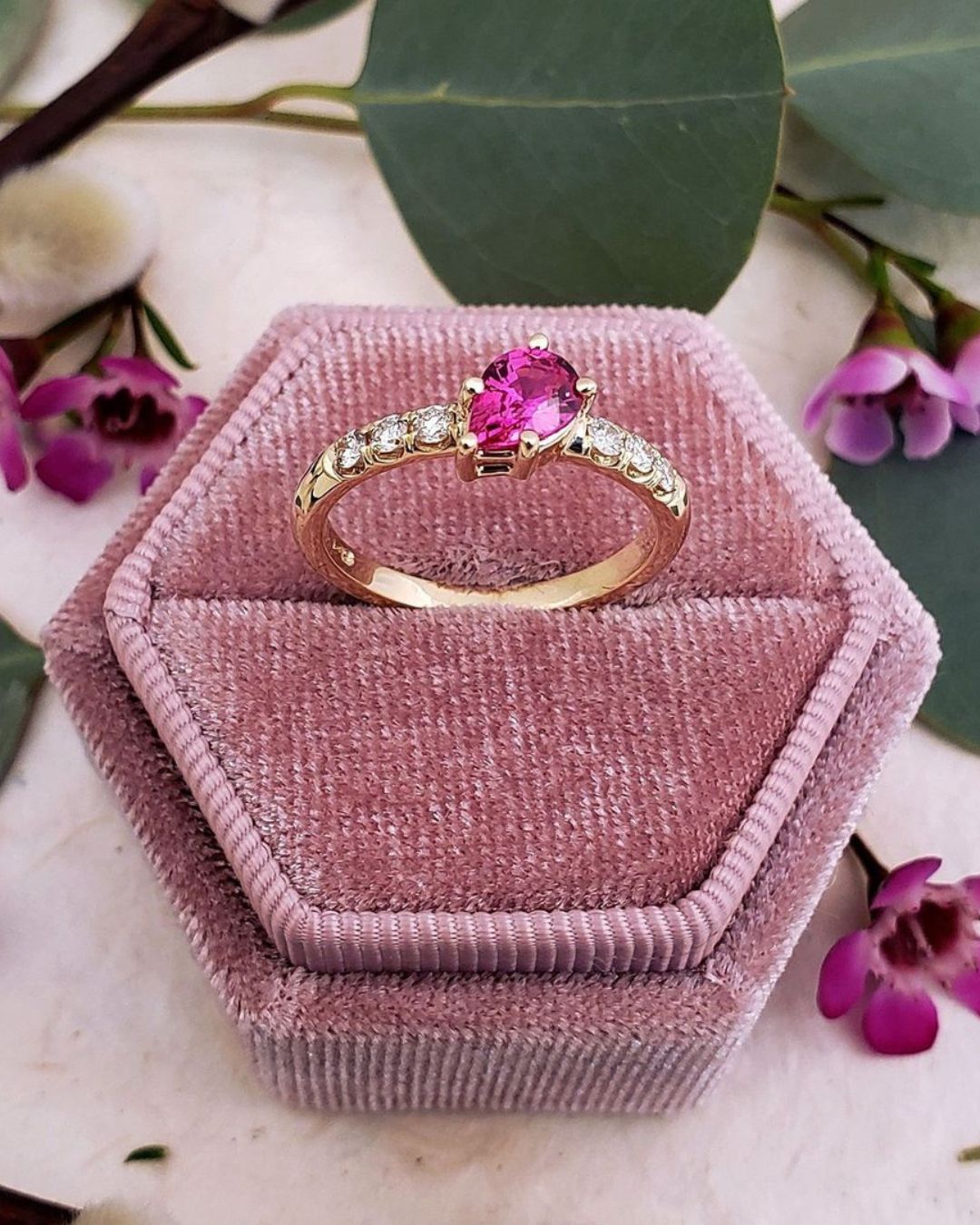ruby engagement rings vintage rings1