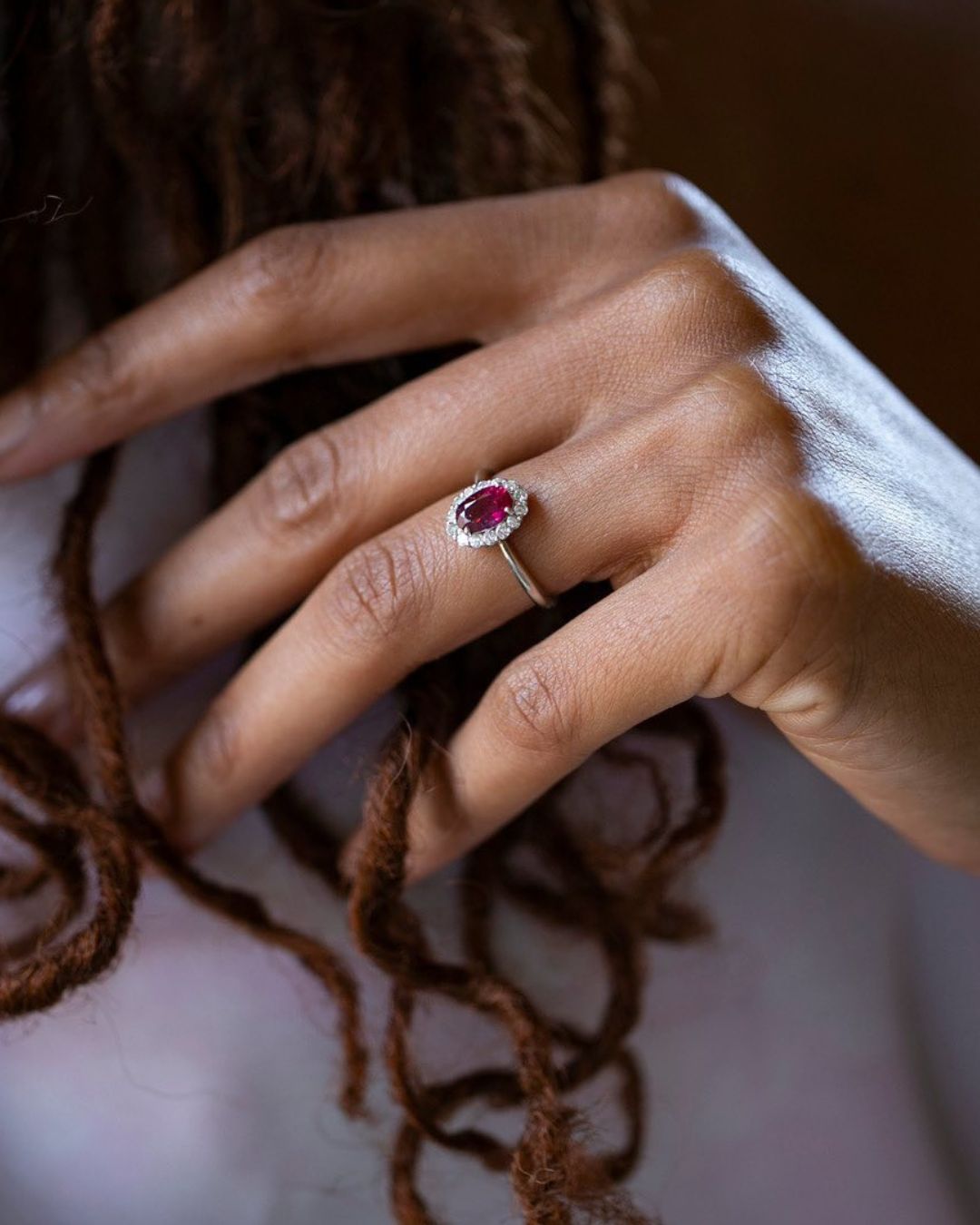 ruby engagement rings vintage rings