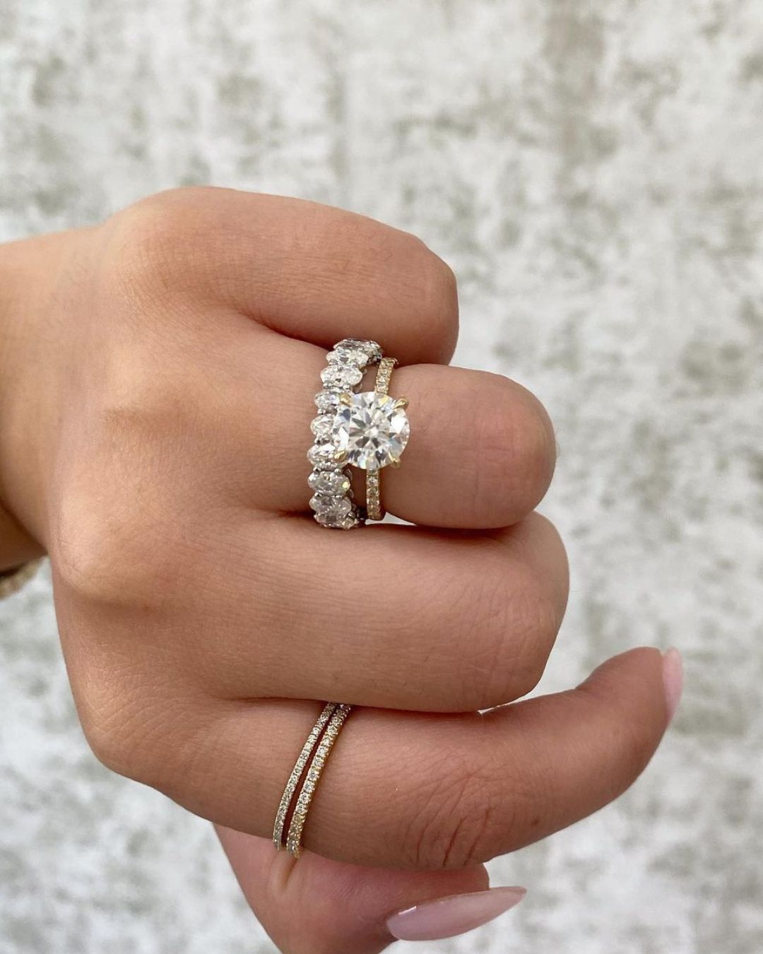 simple engagement rings diamond wedding sets