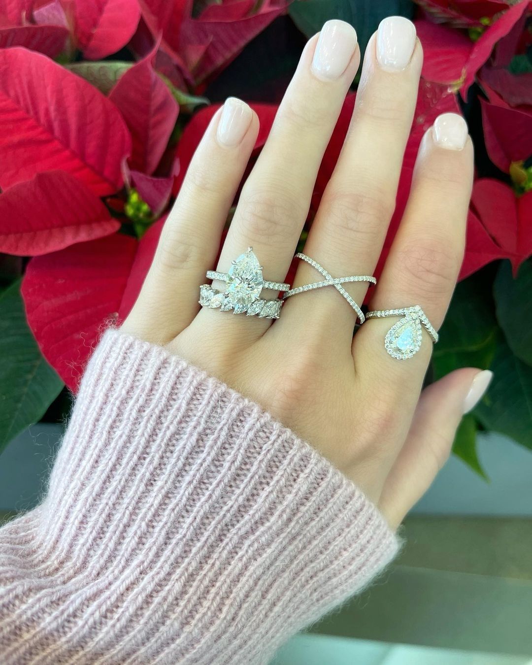simple engagement rings in classic sets2