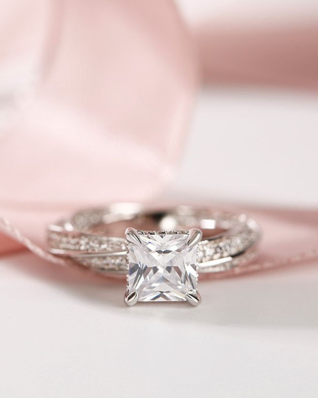 simple engagement rings radiant emerald cut rings2