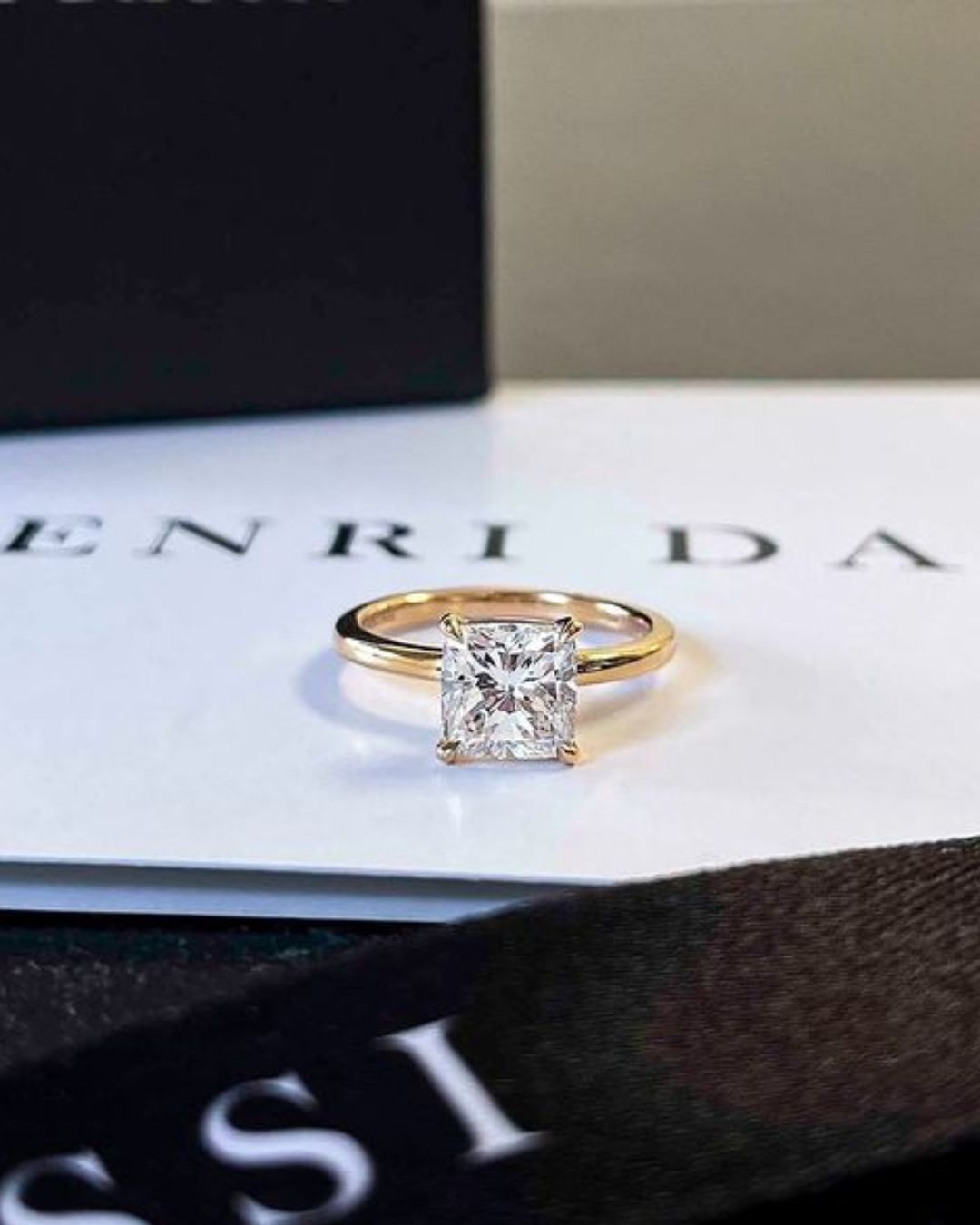 simple engagement rings radiant emerald rings