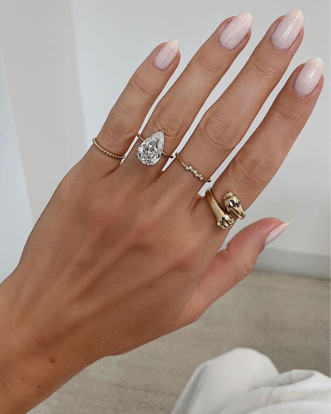 simple engagement rings with unique band