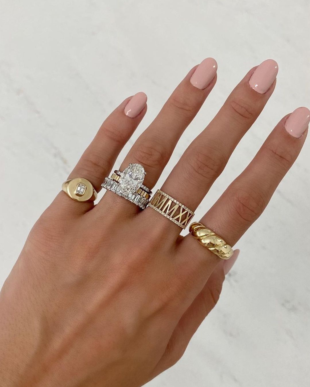 simple engagement rings with unique band