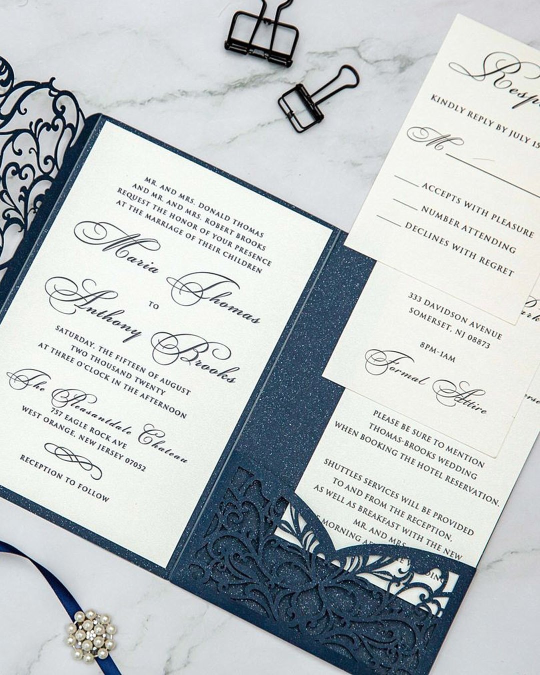 attire wedding invitation wording