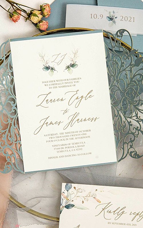 Handmade Wedding Invitations: 21 Designs That Every Couple Will Adore -   