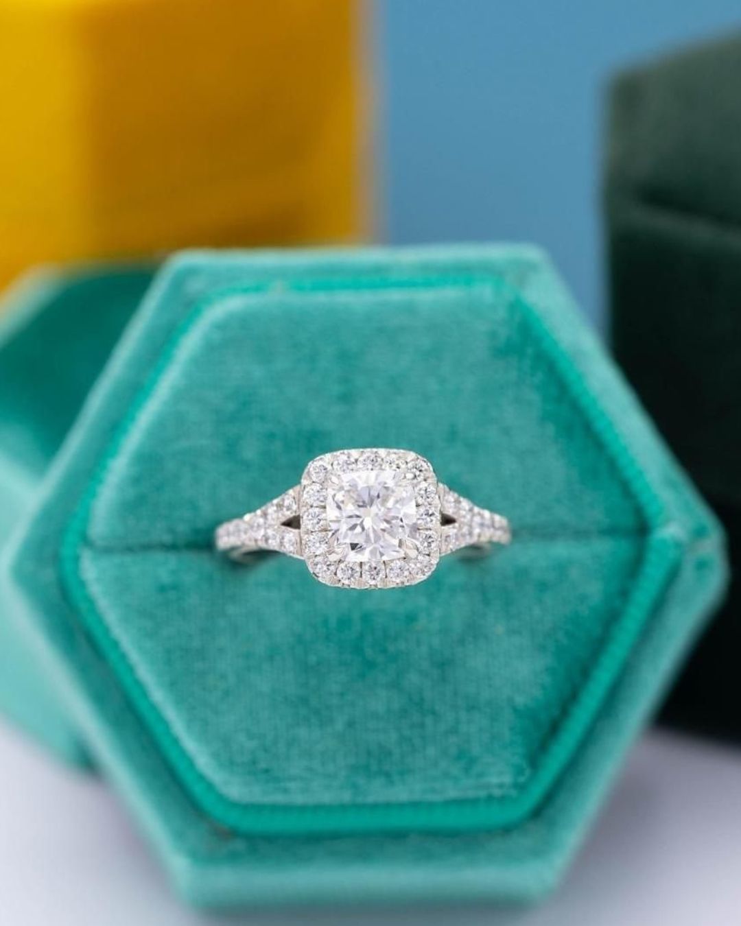 best engagement ring trends with pave bands rings1