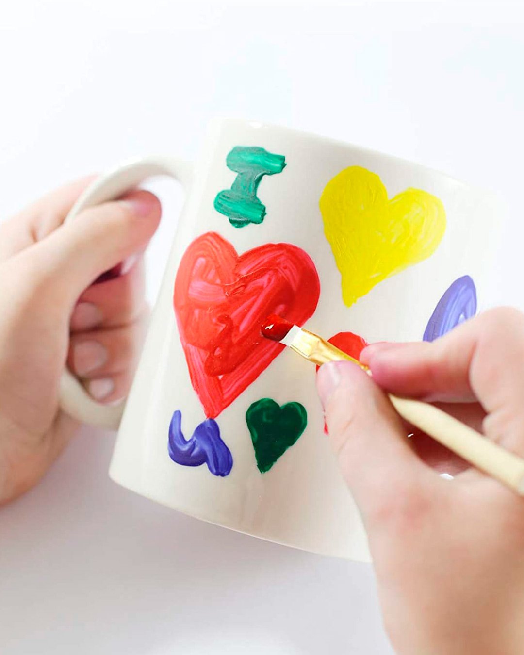 bridal shower favors diy painted mug