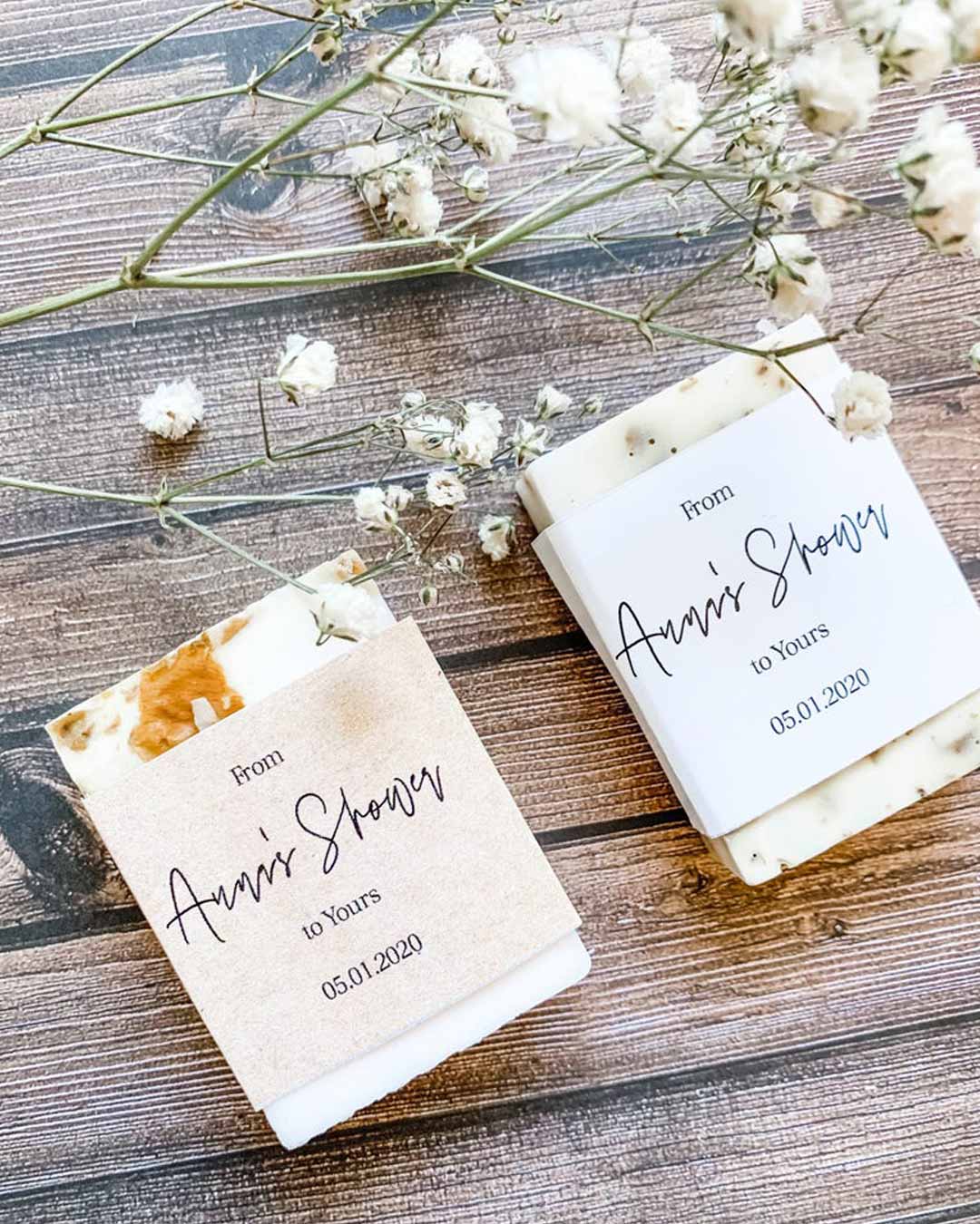 bridal shower favors mini soap