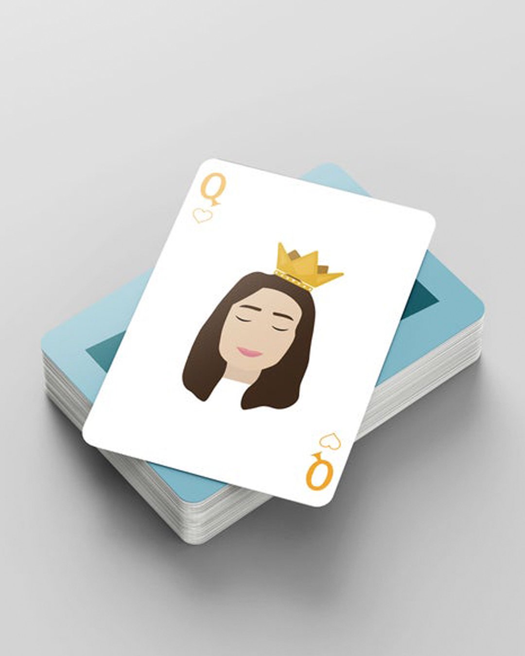 bridal shower favors playing cards
