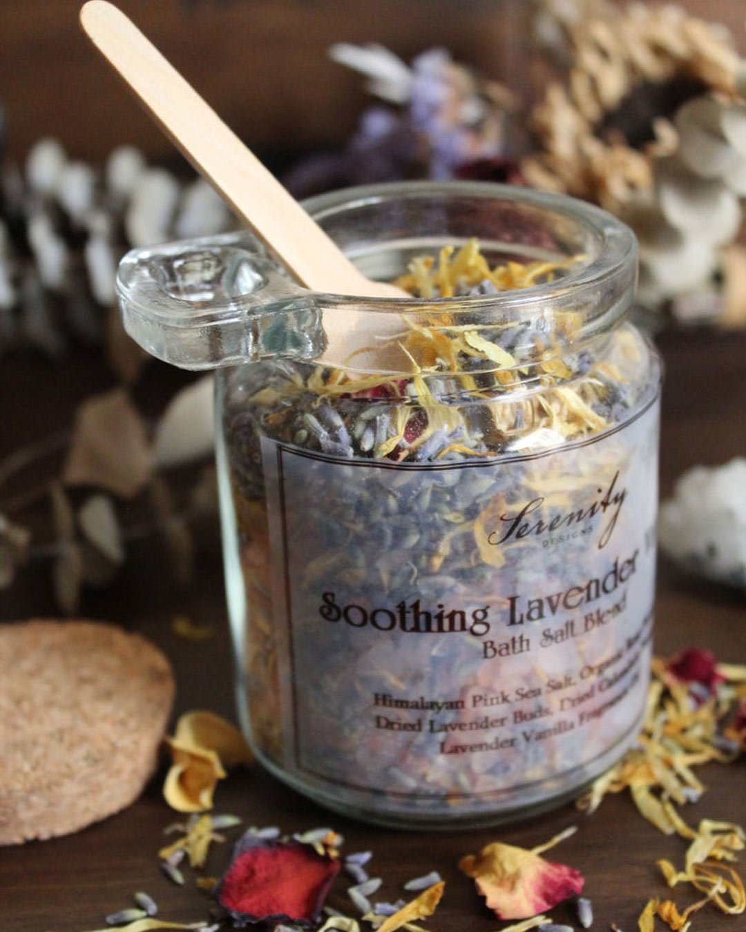 bridal shower favors soothing lavender bath salt