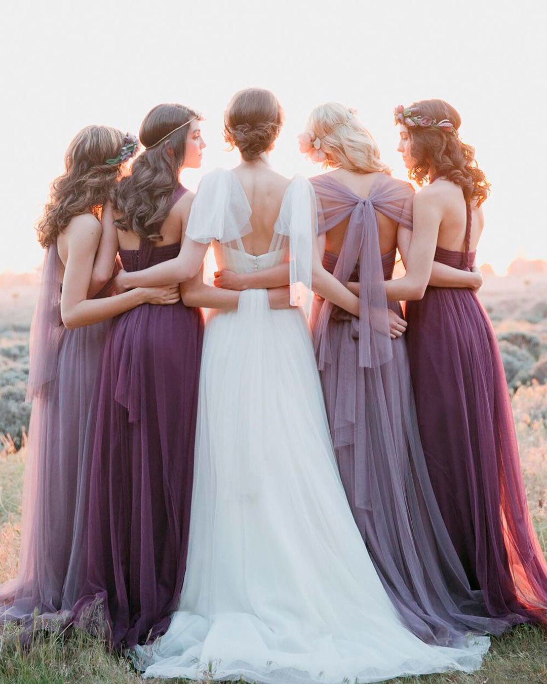 bridesmaids etiquette keeping bride happy lavender