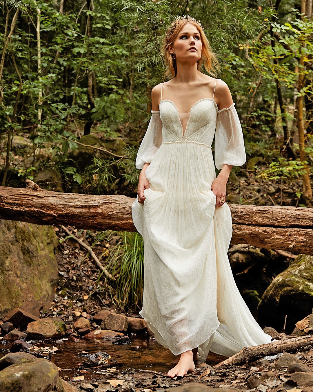 casual wedding dresses a line with spaghetti straps simple rustic catherin deane