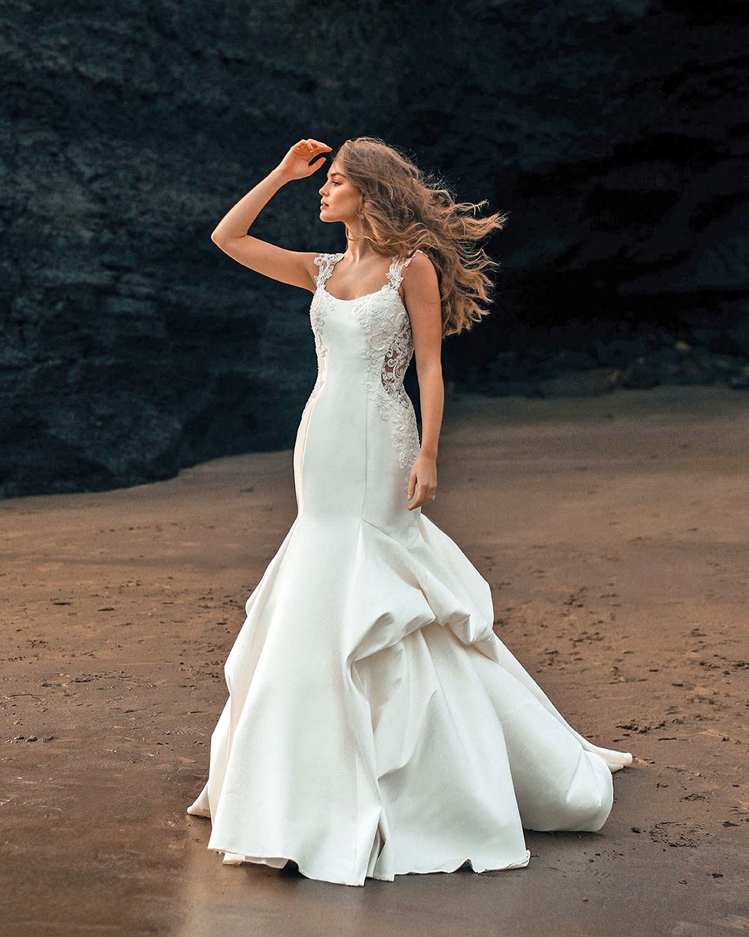 little mermaid inspired wedding dress