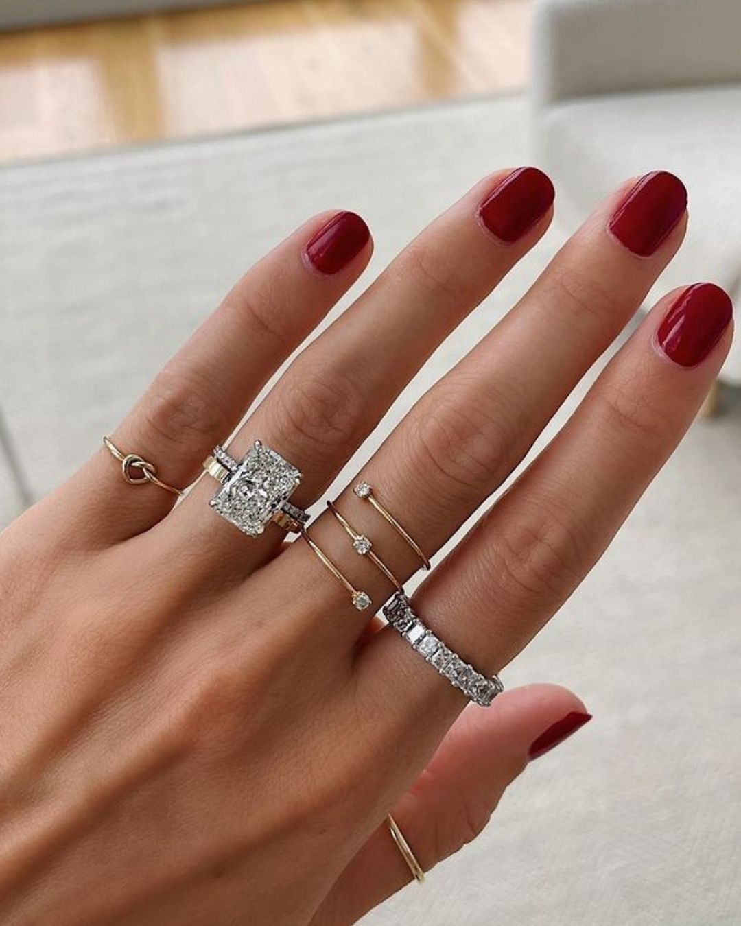 emerald cut engagement rings bridal sets with emerald shaped diamonds