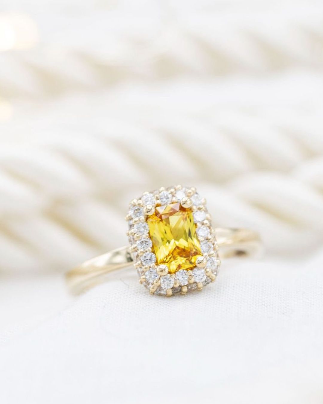 emerald cut engagement rings gemstone rings