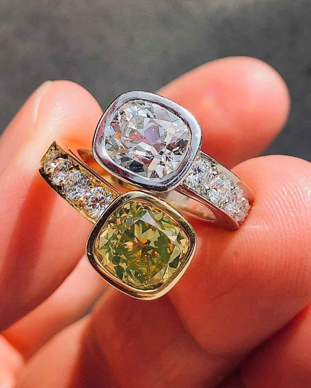 engagement ring insurance yellow diamond