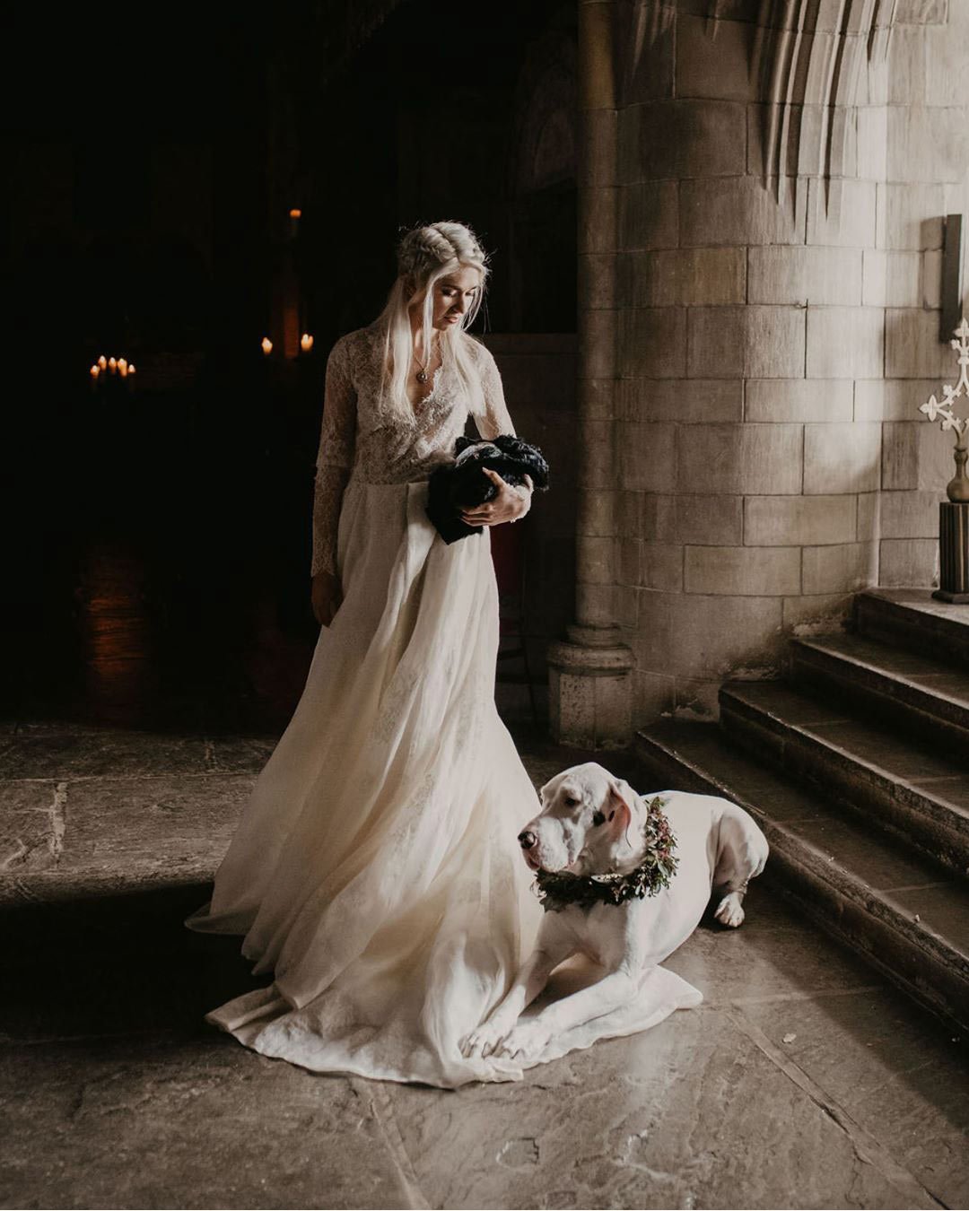 game of thrones wedding vows bride dog idea