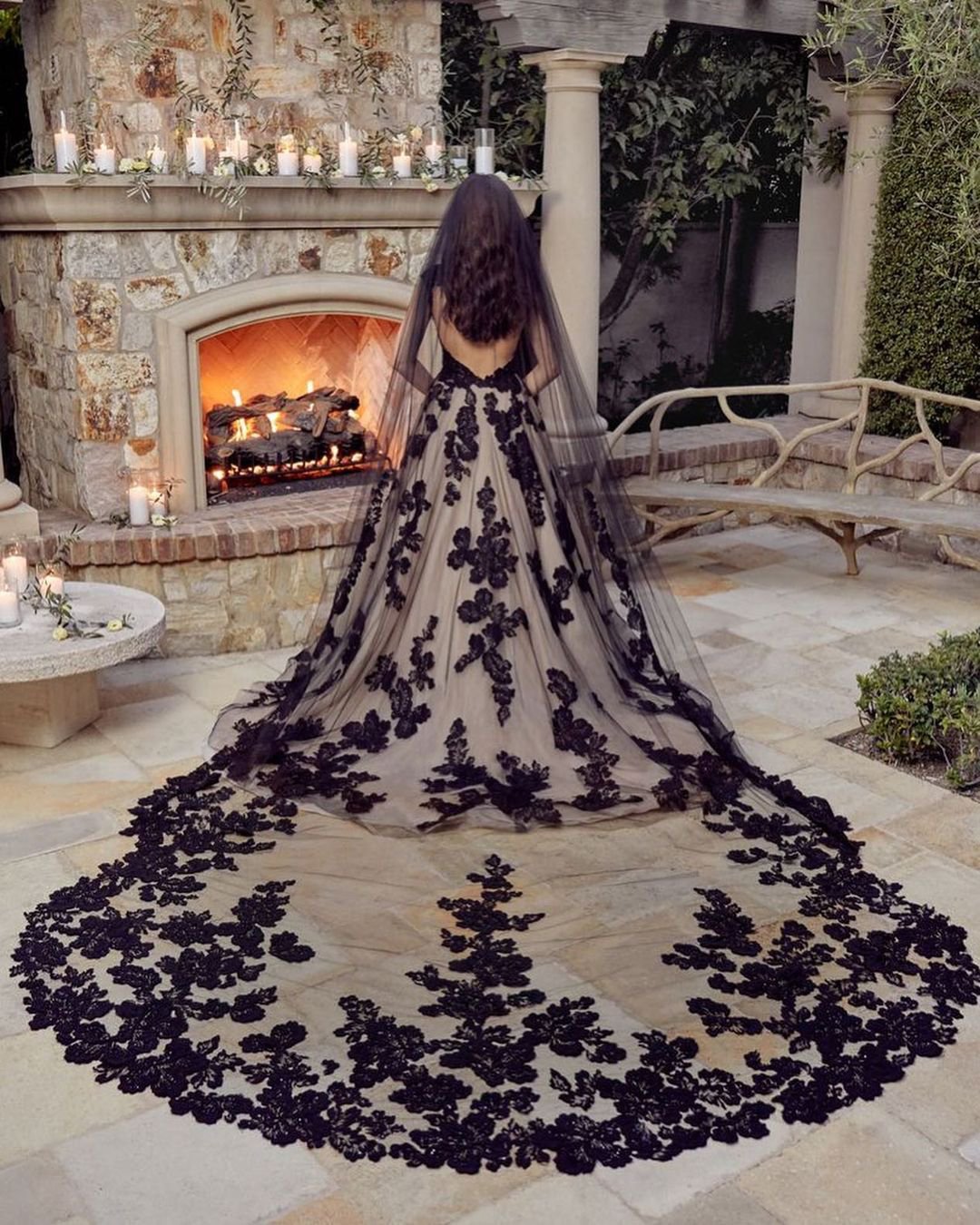 goth wedding dress
