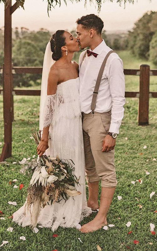 boho groom attire