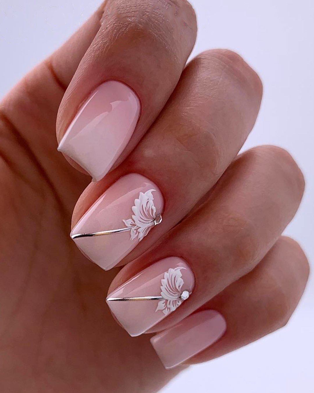 nail design wedding beauty elegant pink lyasha_nevskaya