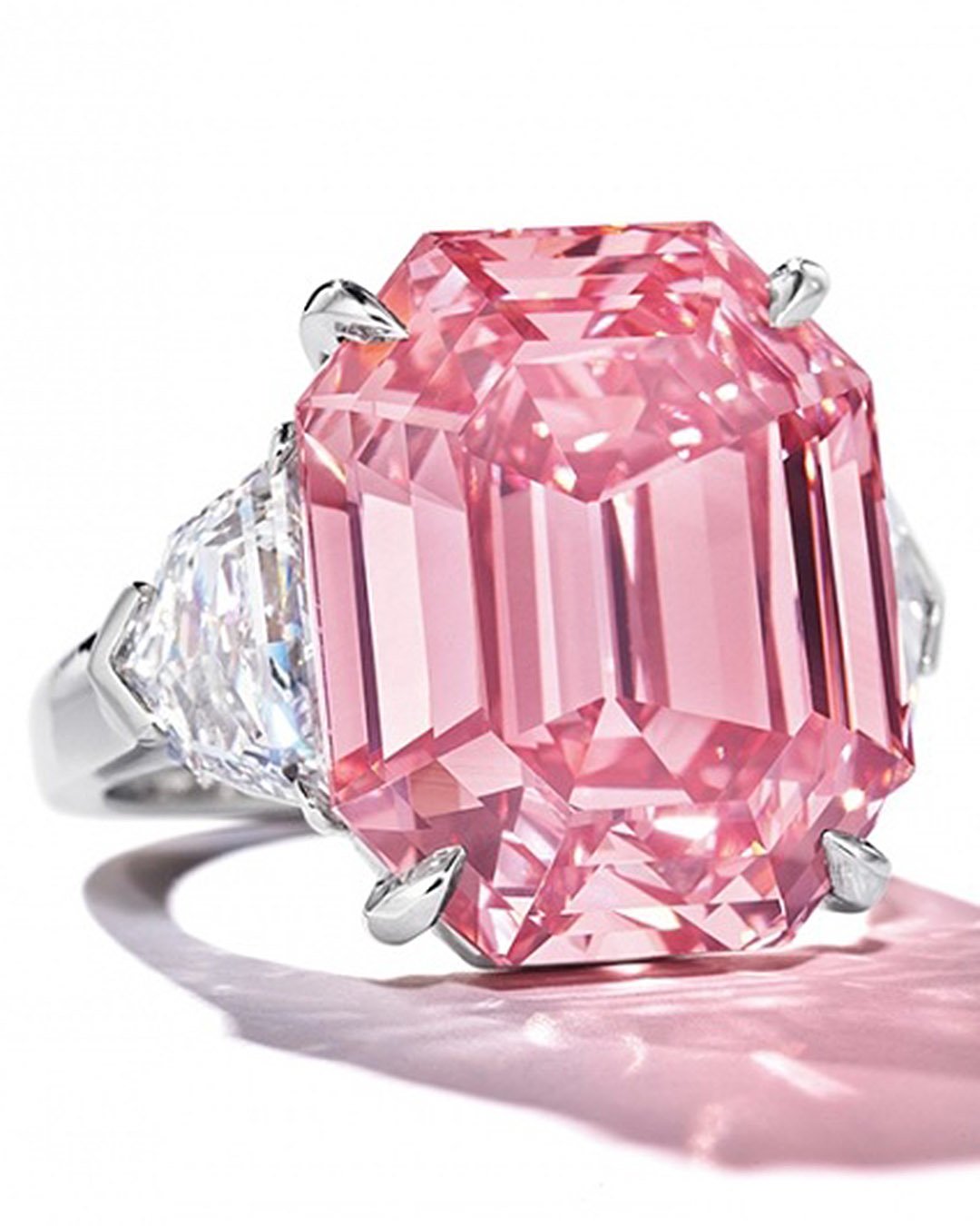 rings 2021 best engagement ring trends pink legacy diamond three stones ring