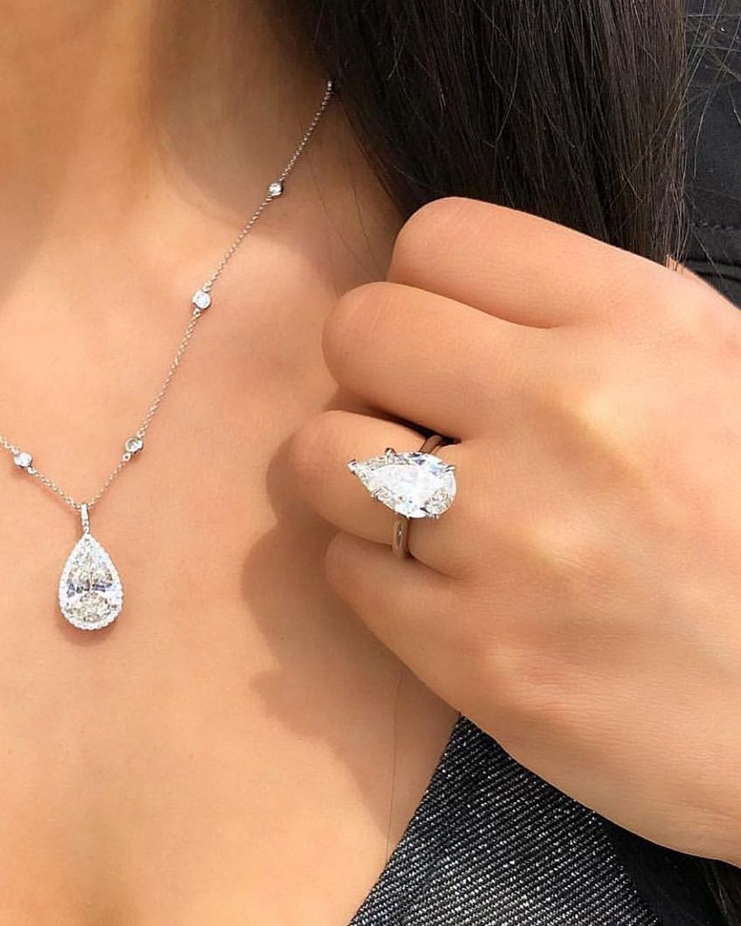 rings 2021 pear cut solitaire diamond