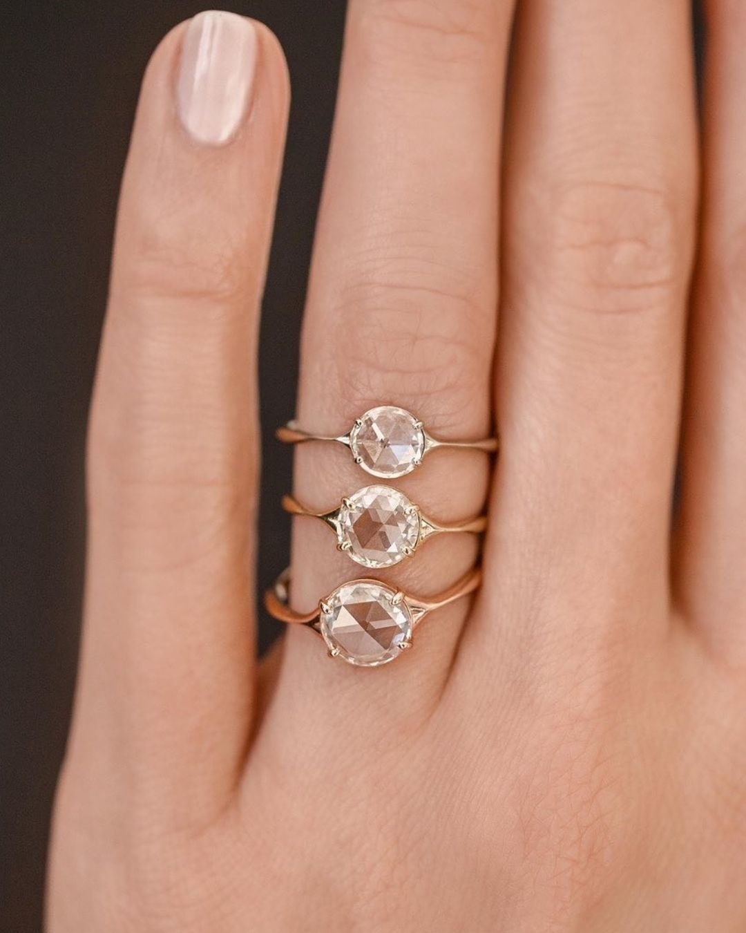 round engagement rings diamond engagement rings6