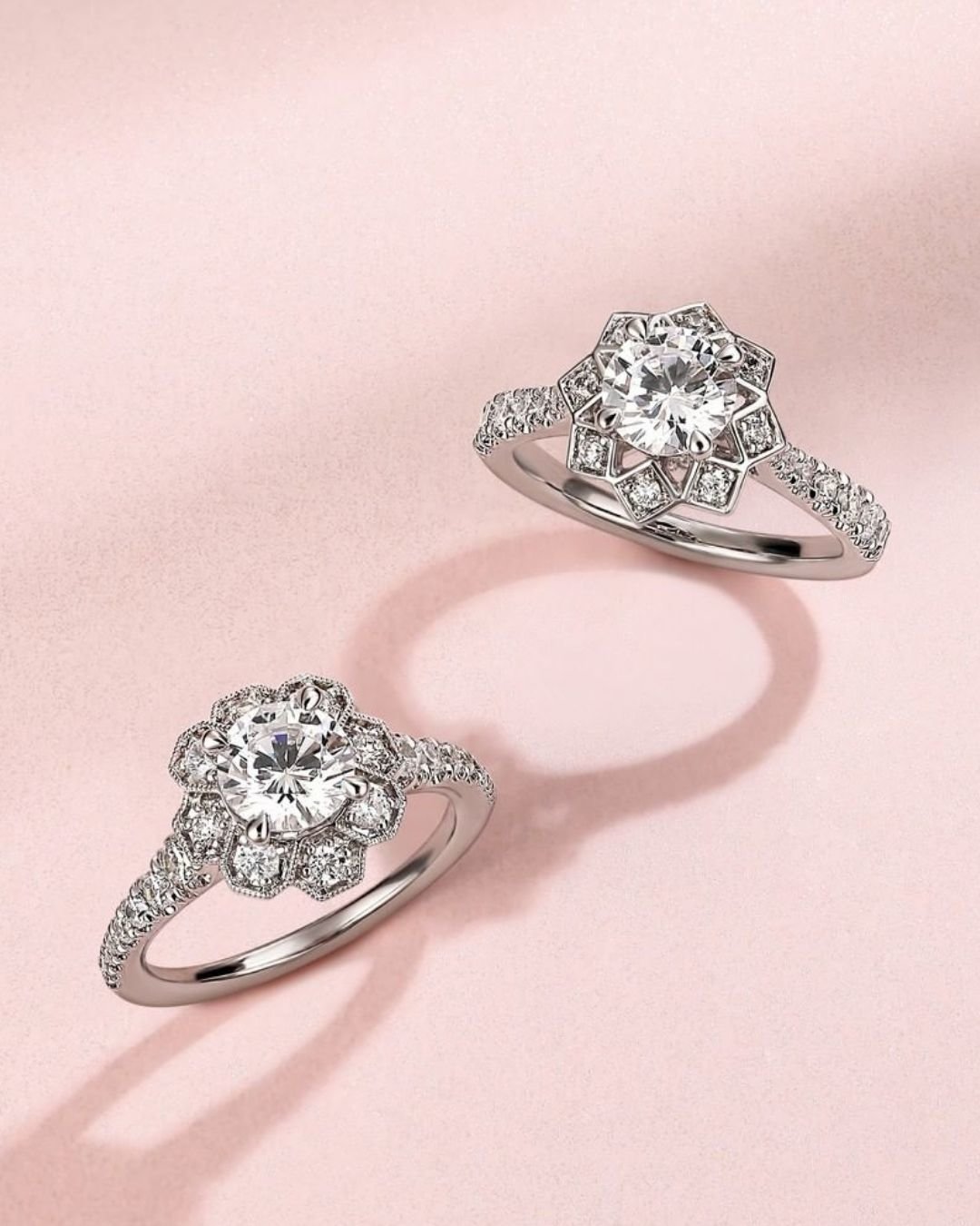 round engagement rings diamond rings2