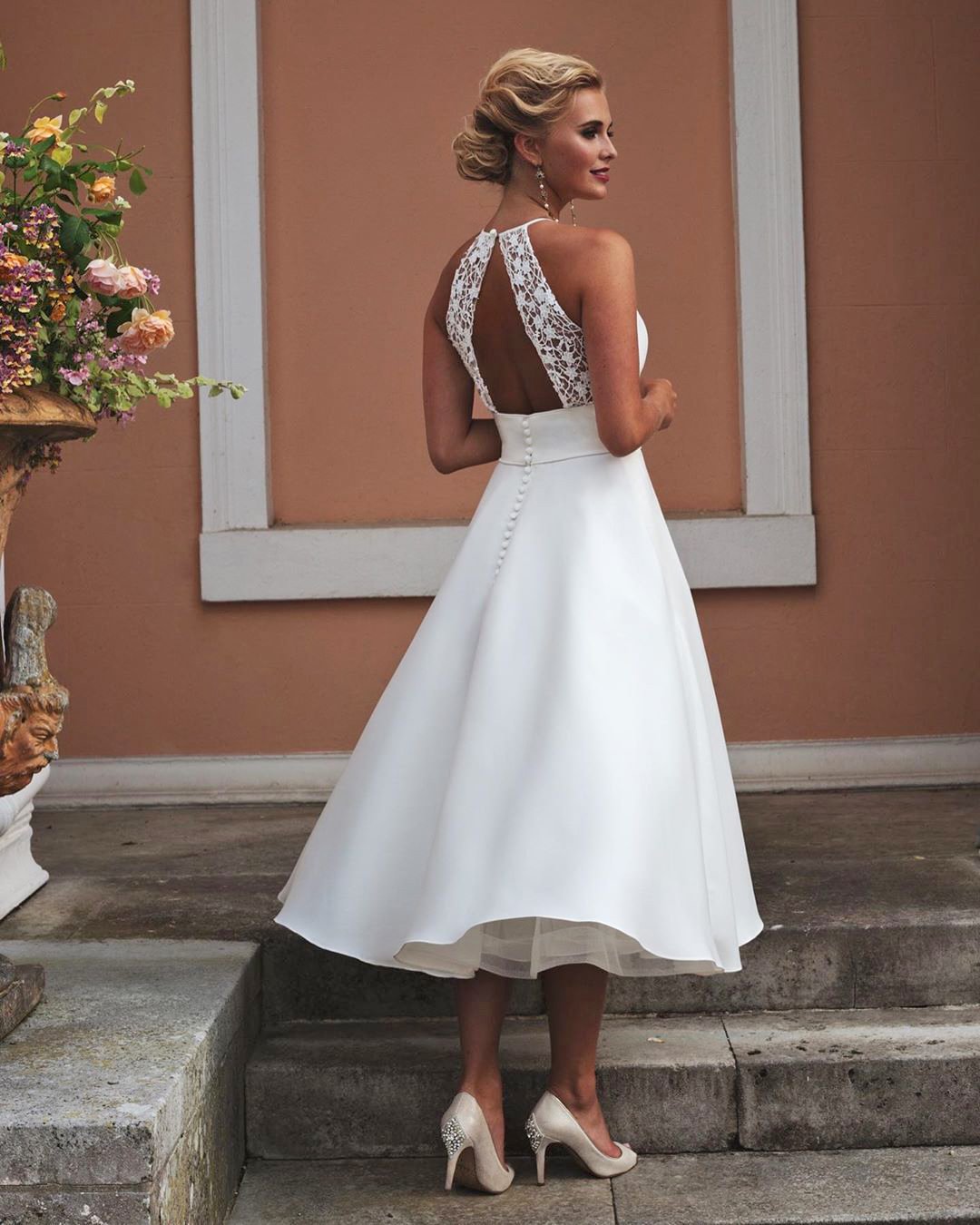 classy tea length dresses