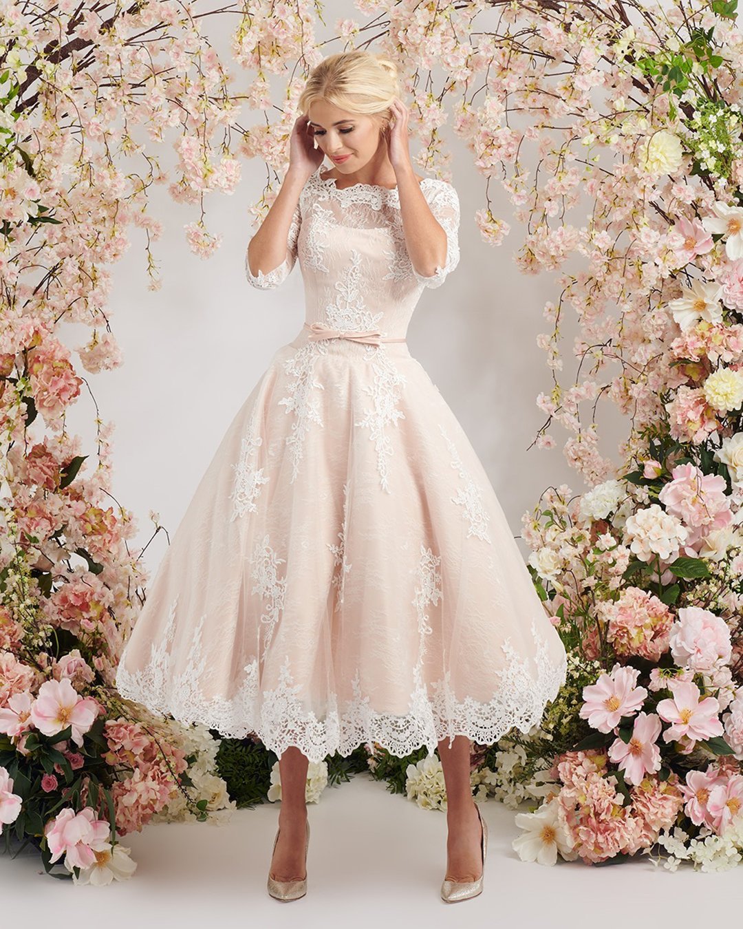 mori lee ruffle wedding dress