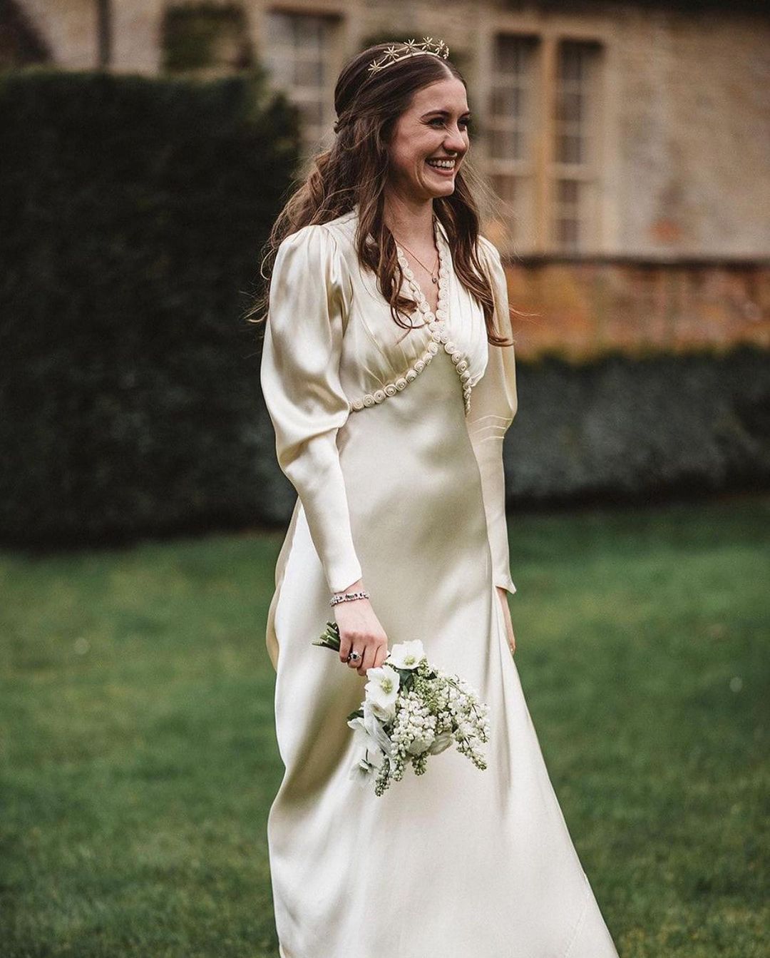 victorian wedding dresses simple with long sleeves calista one