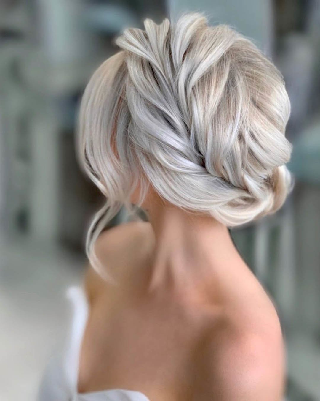 wedding hairstyles for long hair low updo with braids kasia_fortuna