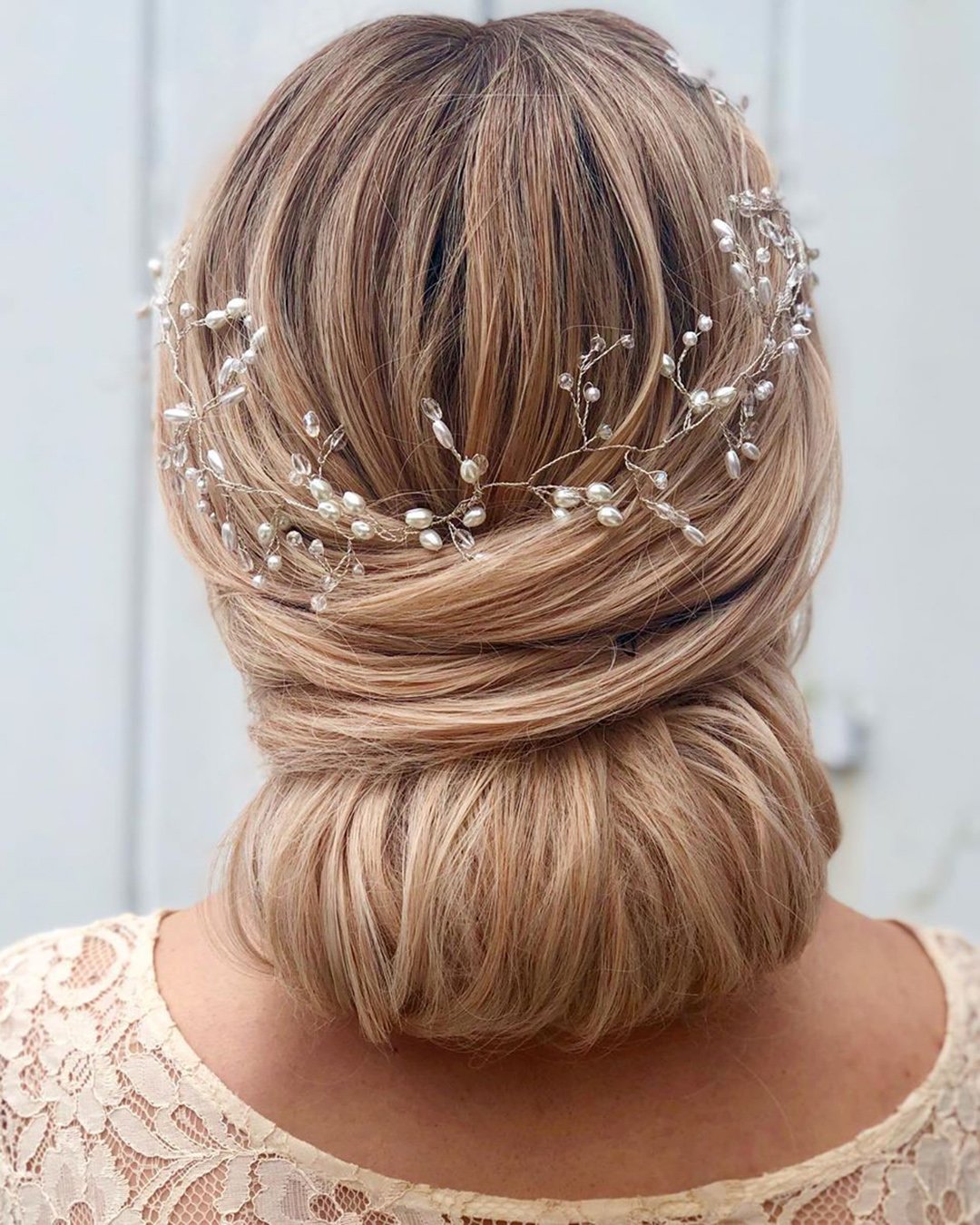 wedding hairstyles for long hair messy low chignon alexandralee1016