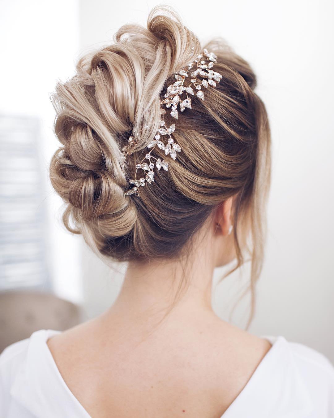 Bride with Textured Updo