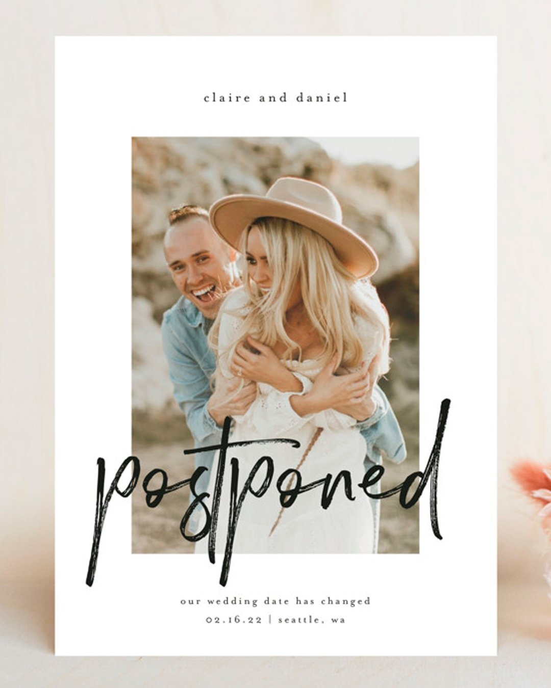 wedding save the dates together always minted