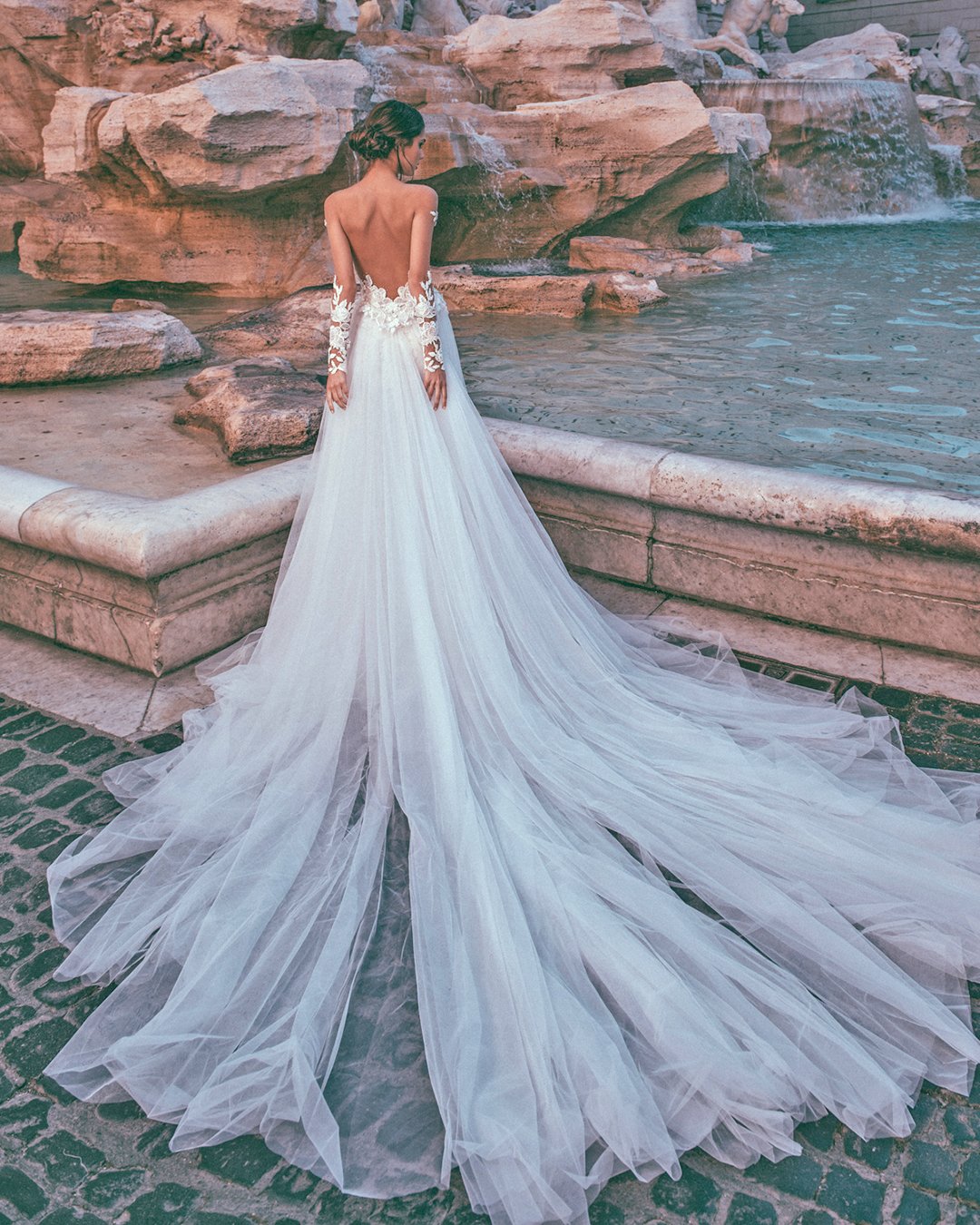 backless wedding dresses a line lace beach sexy julia kontogruni
