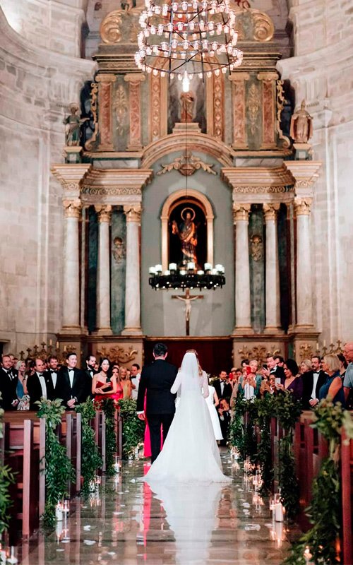 catholic wedding vows couple bride groom church