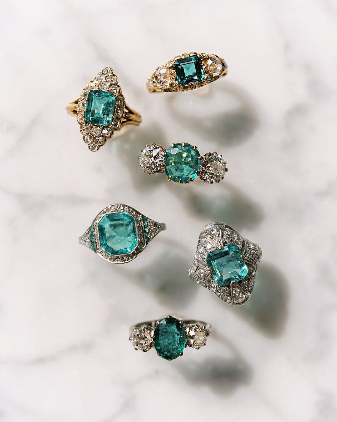 colored engagement rings emerald engagement rings