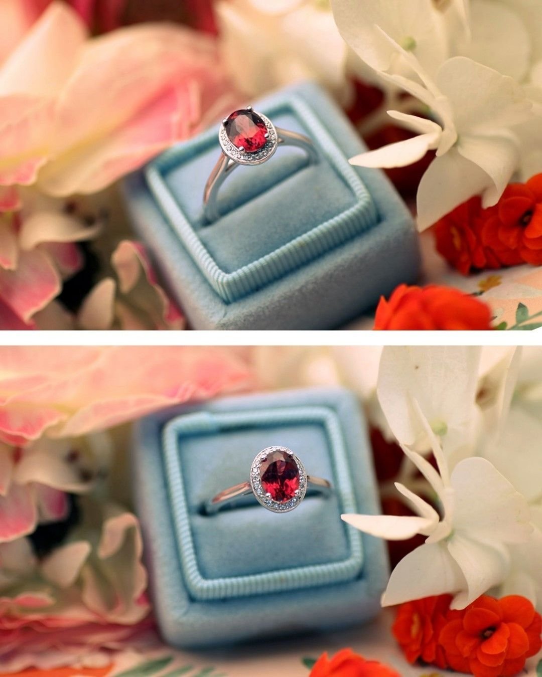 colored engagement rings ruby rings