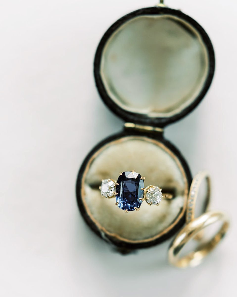 colored engagement rings sapphire engagement rings