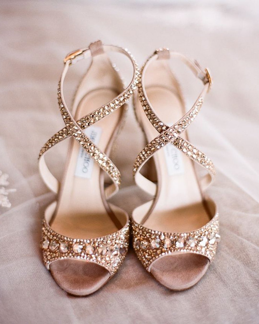 comfortable wedding shoes sparkle rose gold with stones heels jimmy choo