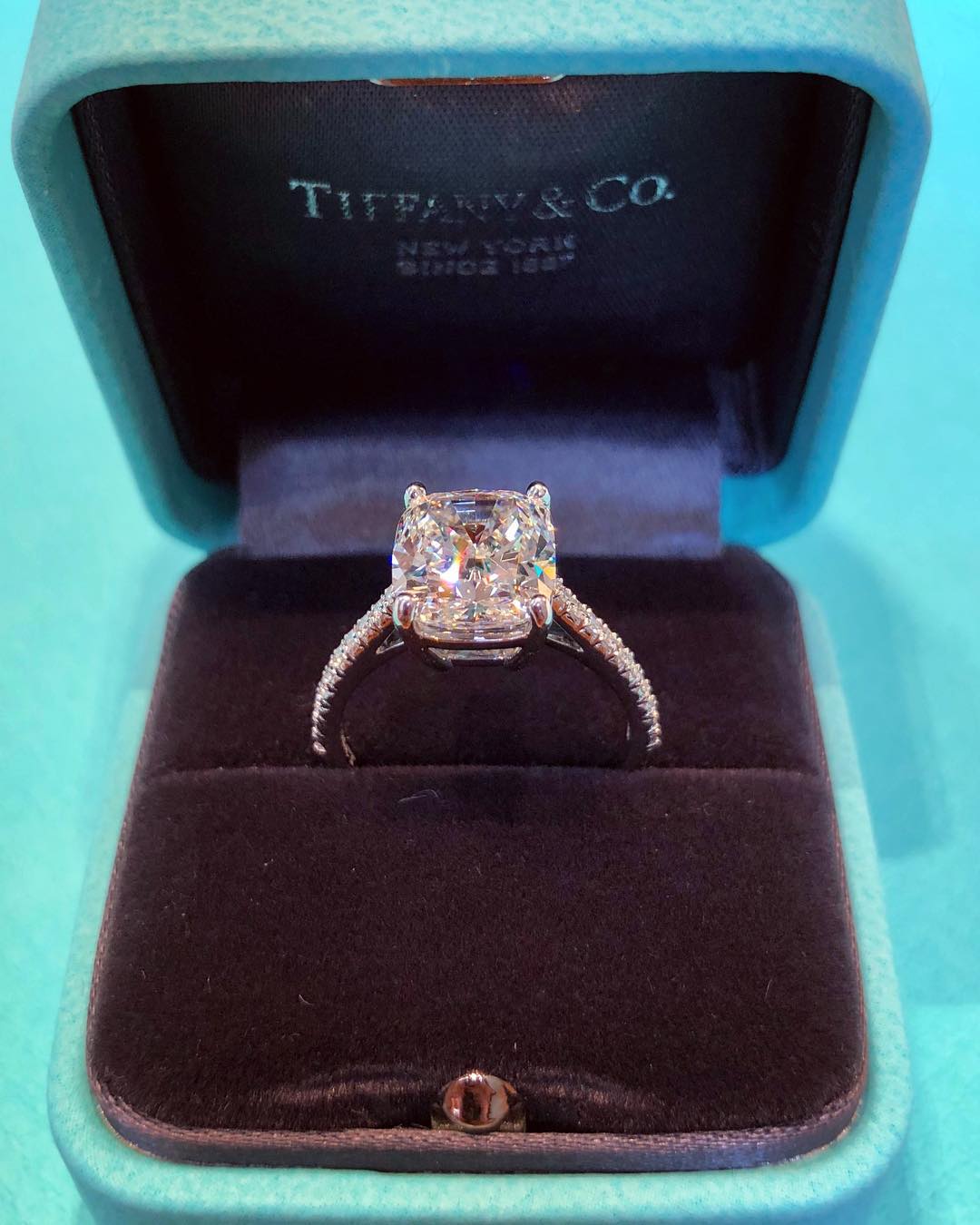 cushion cut engagement rings solitaire diamond ring tiffany ring