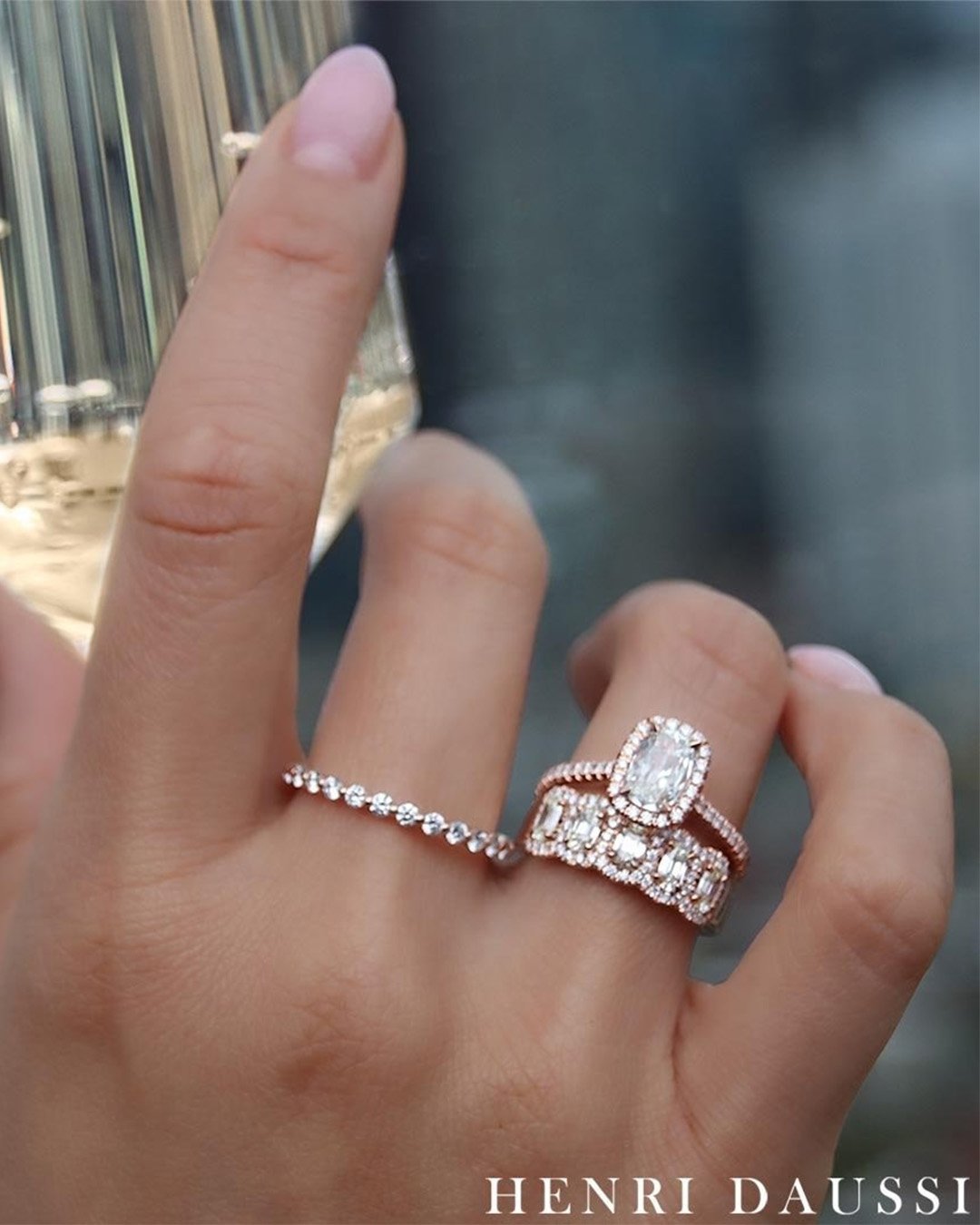 Cushion Cut Engagement Settings